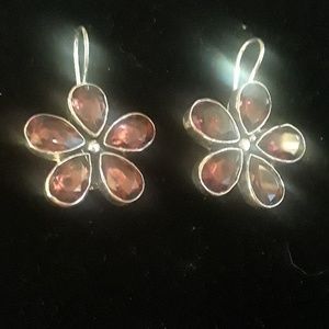 Beautiful Heart Amethyst 925 Earrings